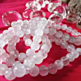 Sphatik Mala Clean 7-9 mm Jap Mala lab certified स्फटिक माला