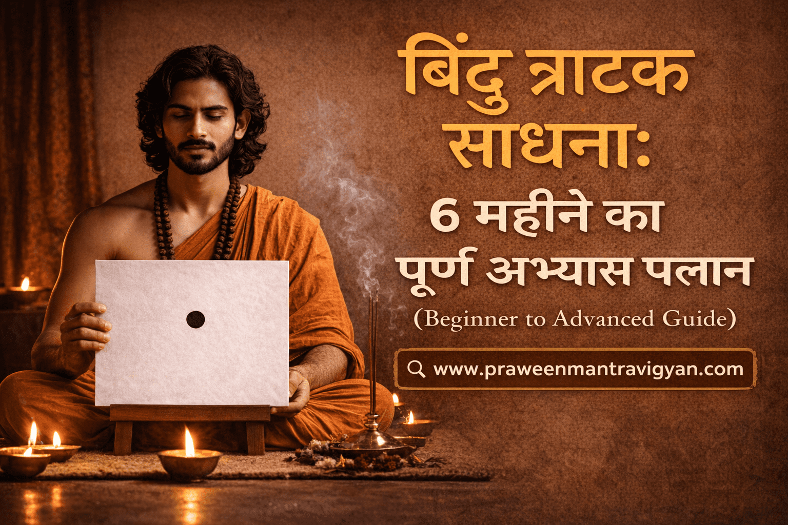 बिंदु त्राटक का 6 माह का अभ्यास प्लान